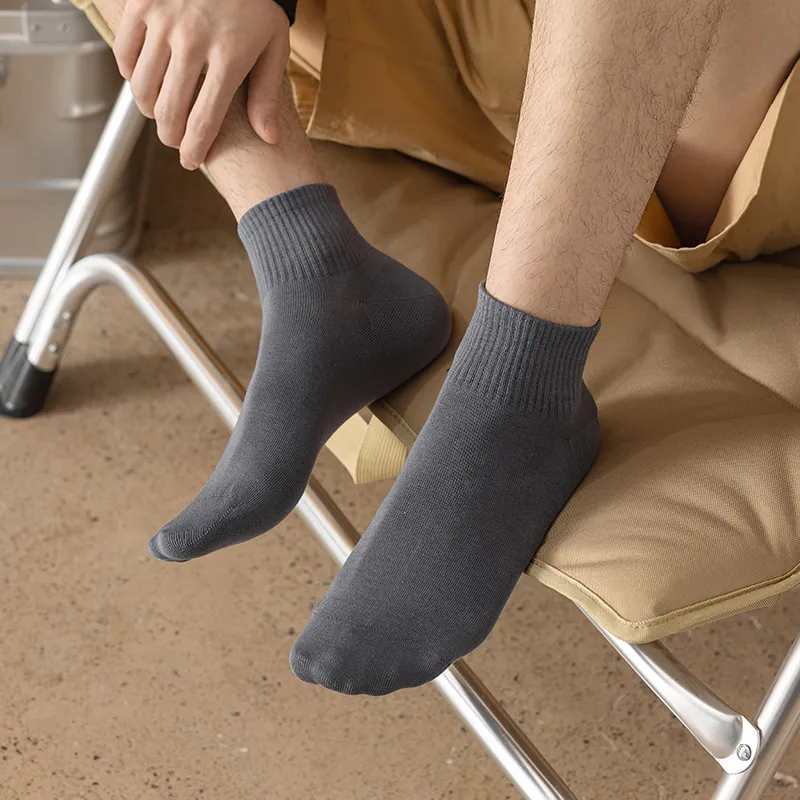 LIANGPU Ankle Socks Men's 5 Pack-11