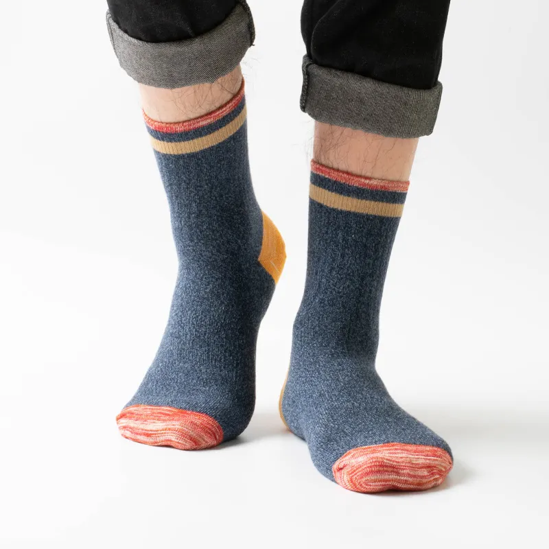 LIANGPU Mid Calf Socks Men's 5 Pack-1