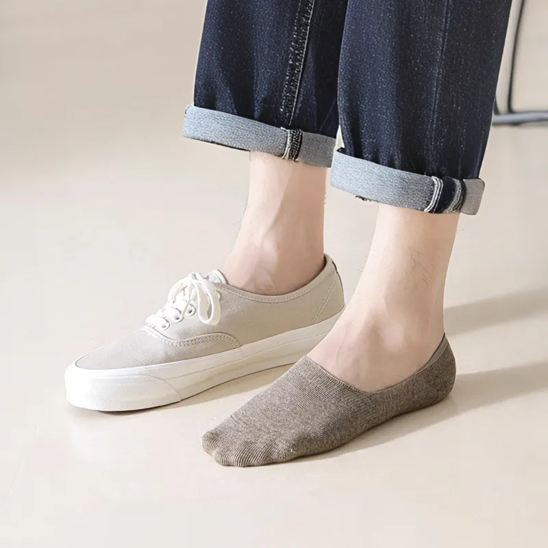LIANGPU No Show Socks Men's 5 Pack-5