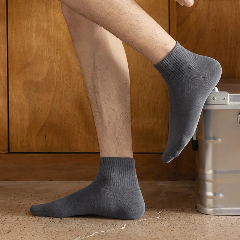 LIANGPU Ankle Socks Men's 4 Pack-4