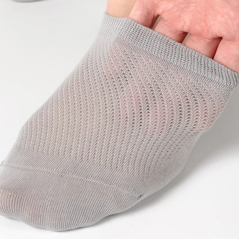 LIANGPU No Show Socks Men's 5 Pack Gift Box Set-13