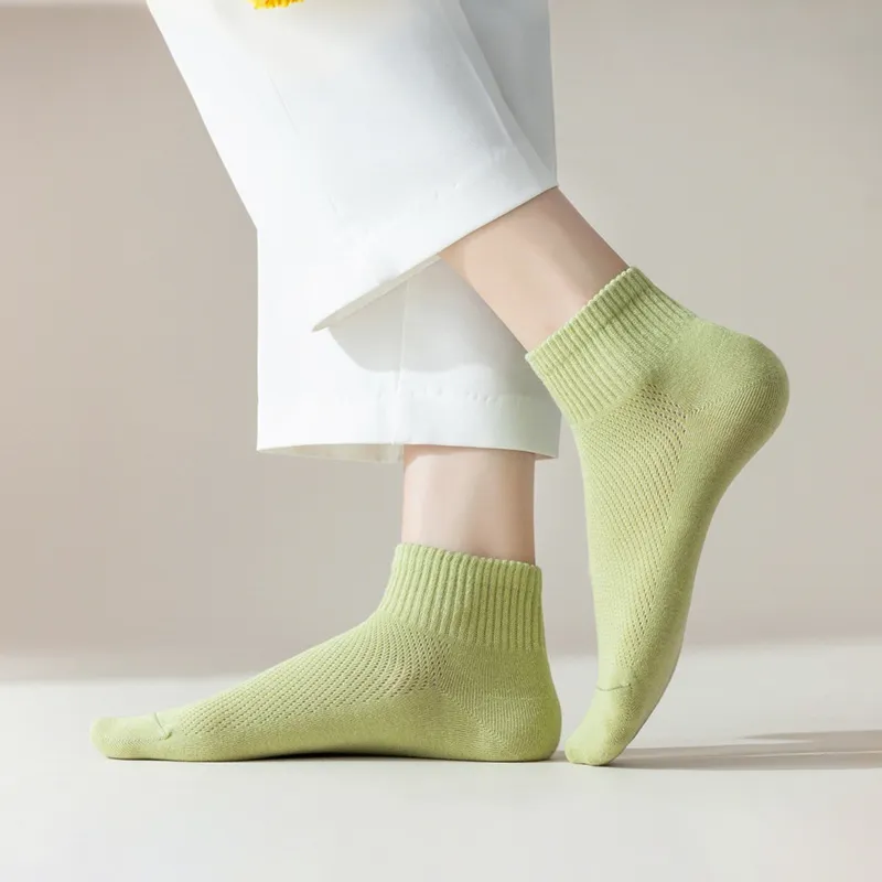 LIANGPU Ankle Socks Women's Box 5 Pack-8
