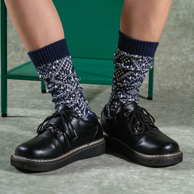 LIANGPU Mid Calf Socks Men's Box 3 Pack-5