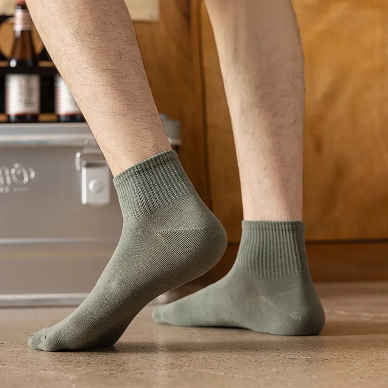 LIANGPU Ankle Socks Men's 5 Pack-3