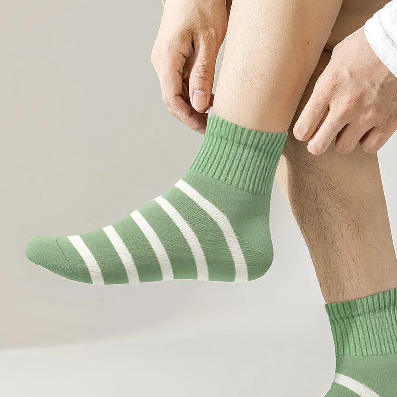 LIANGPU Ankle Socks Men's 5 Pack-3