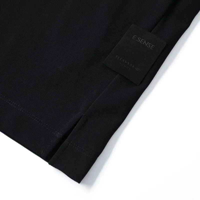 ELLASSAY Polo Shirts Men Classic Black-5