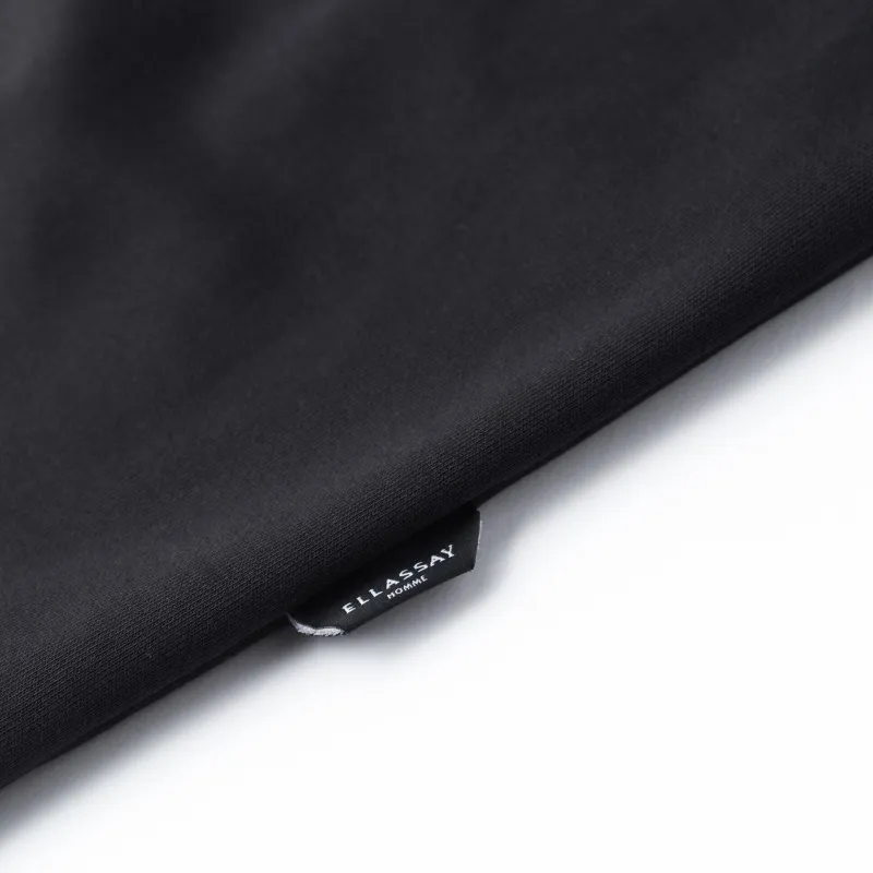 ELLASSAY T Shirts Men Classic Black-7
