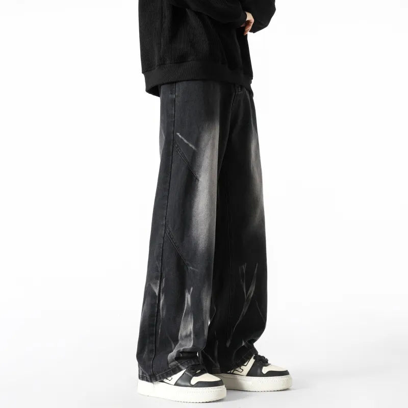 SAME FLOW Jeans Unisex Black-5