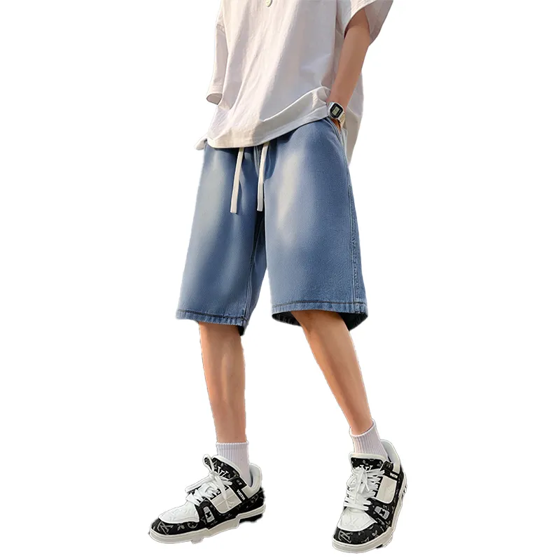 SAME FLOW Denim Shorts Unisex-14