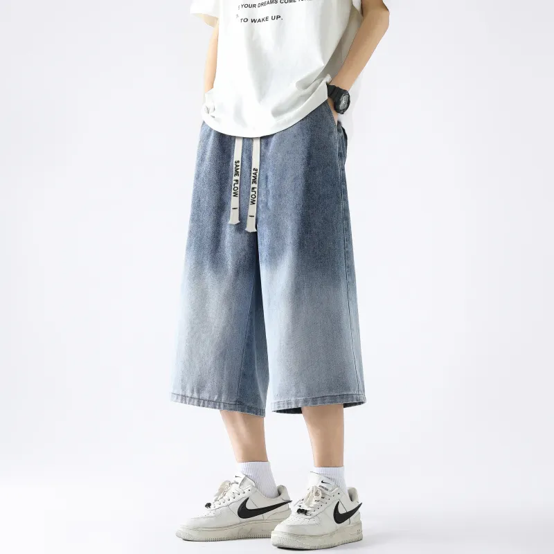 SAME FLOW Denim Shorts Unisex-9