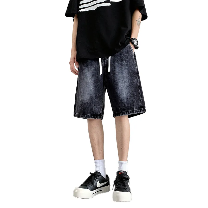SAME FLOW Denim Shorts Unisex-10