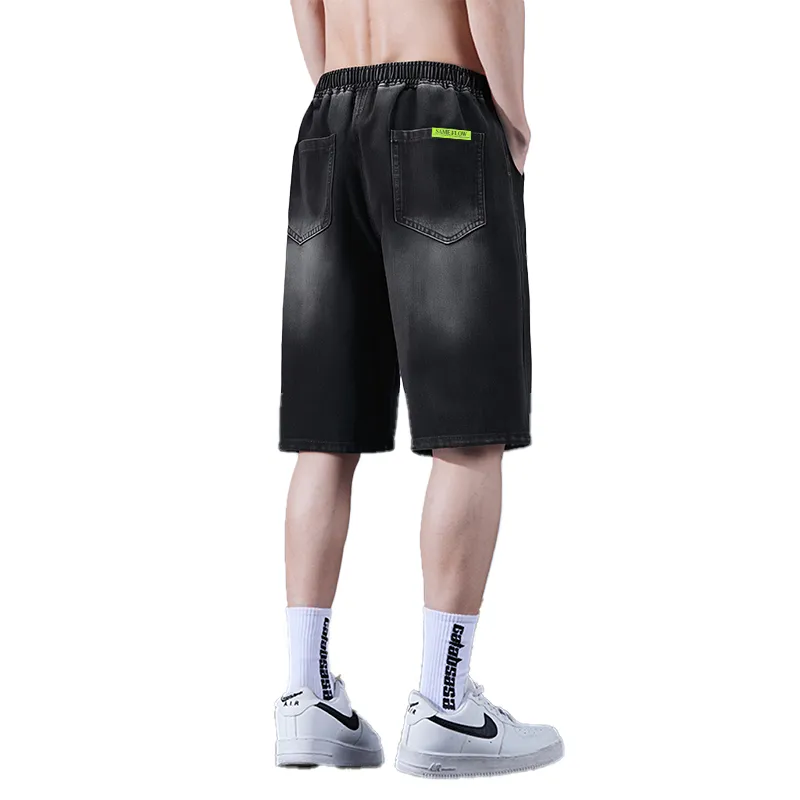 SAME FLOW Denim Shorts Unisex-3