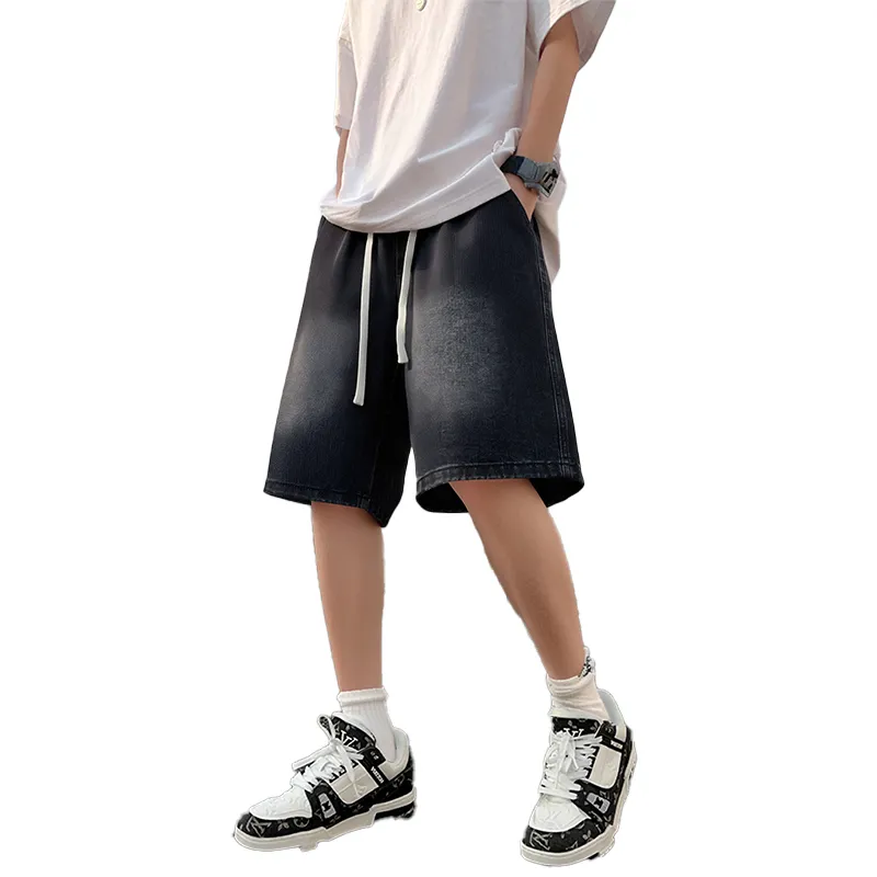 SAME FLOW Denim Shorts Unisex-4