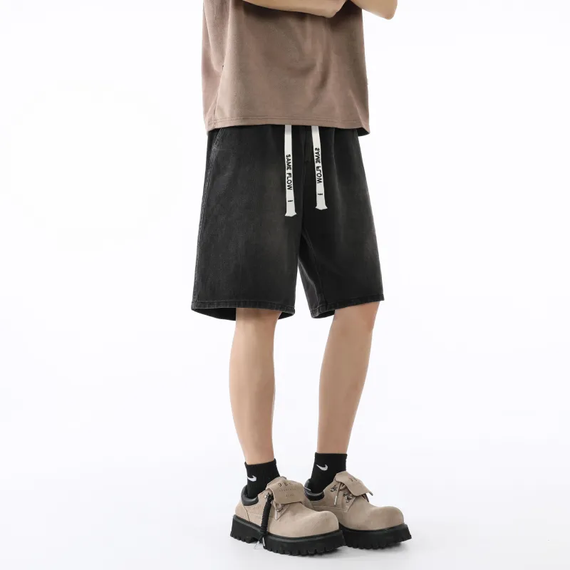 SAME FLOW Denim Shorts Unisex-9