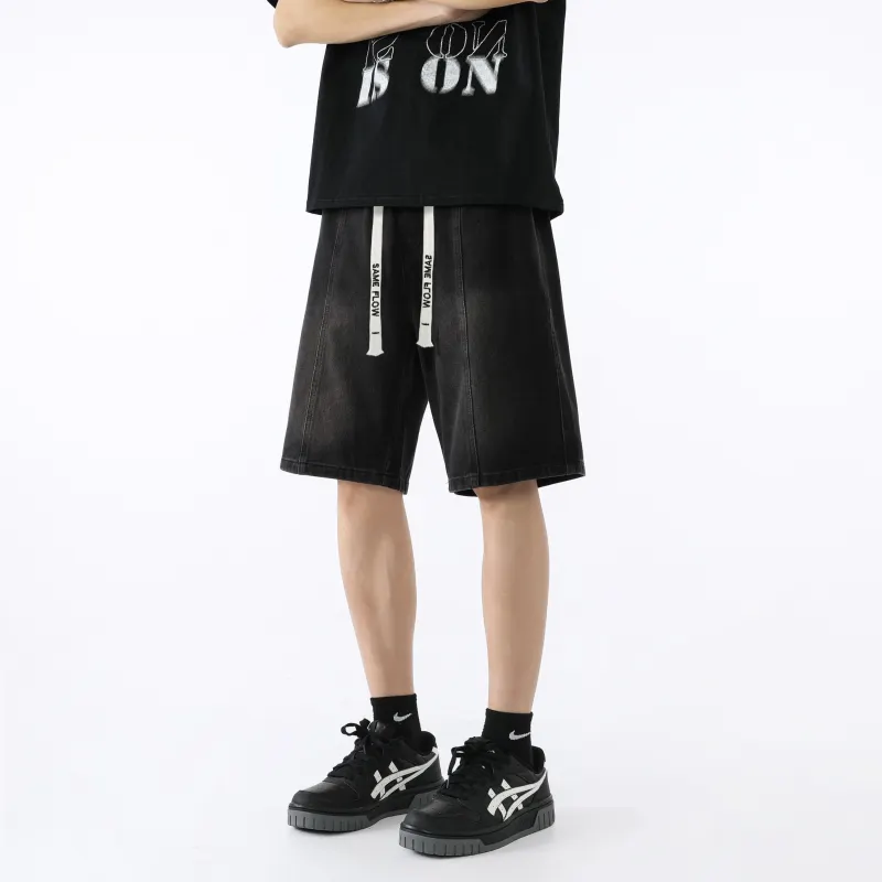 SAME FLOW Denim Shorts Unisex-17