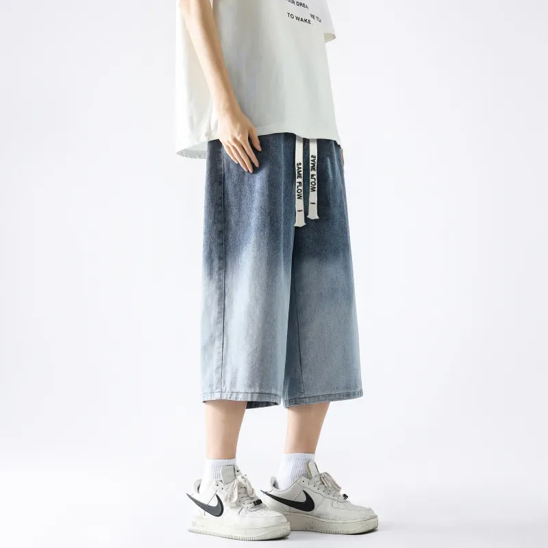 SAME FLOW Denim Shorts Unisex-10