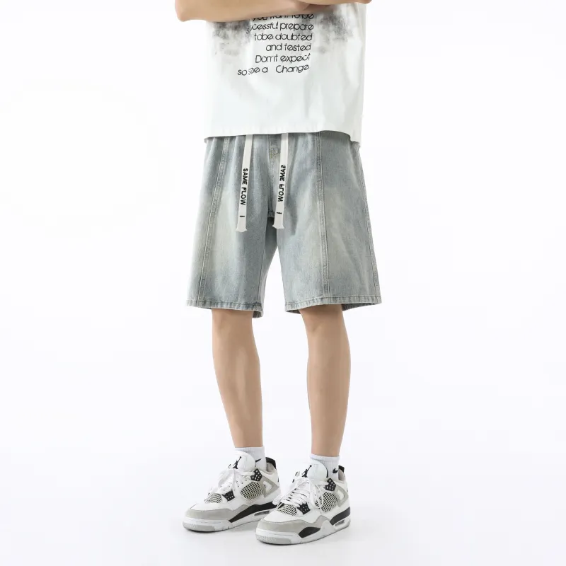 SAME FLOW Denim Shorts Unisex-2