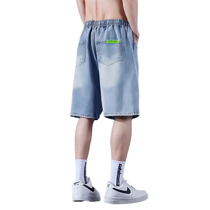 SAME FLOW Denim Shorts Unisex-16