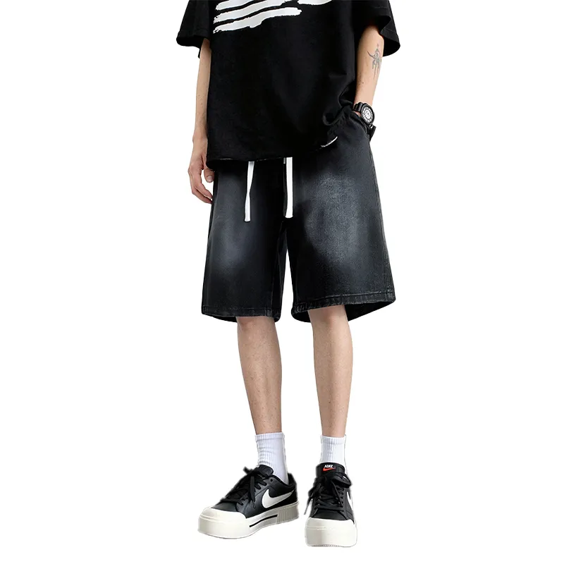 SAME FLOW Denim Shorts Unisex-5