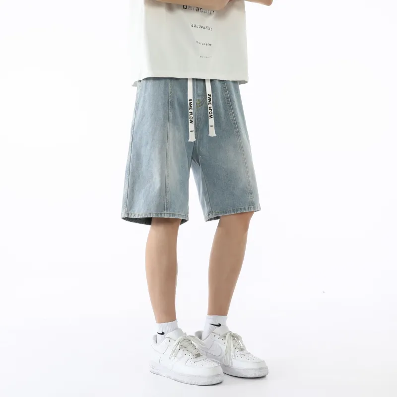 SAME FLOW Denim Shorts Unisex-9