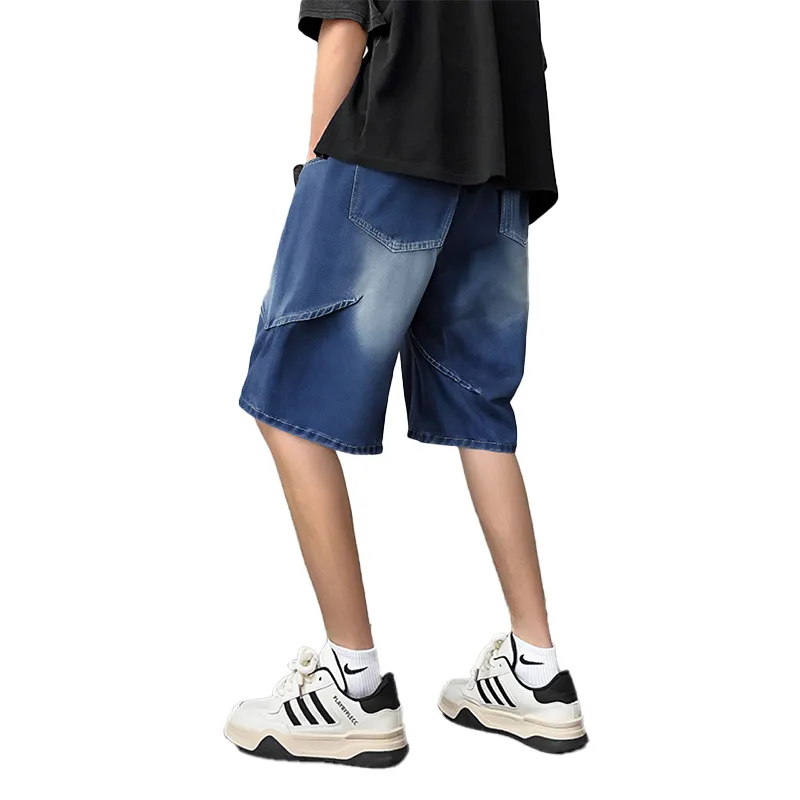 SAME FLOW Denim Shorts Unisex-7