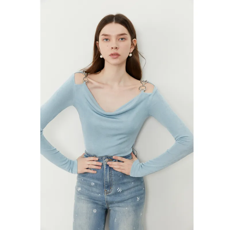 DPLAY T Shirts Women's Glacier Blue-4