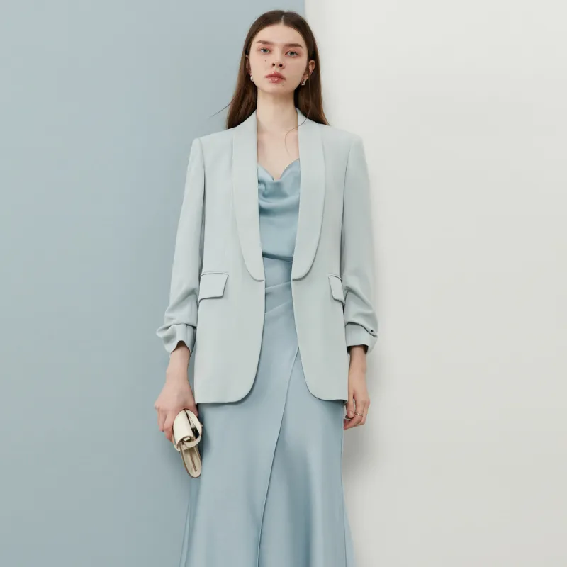 DPLAY Business Suits Women's Glacier Blue-5