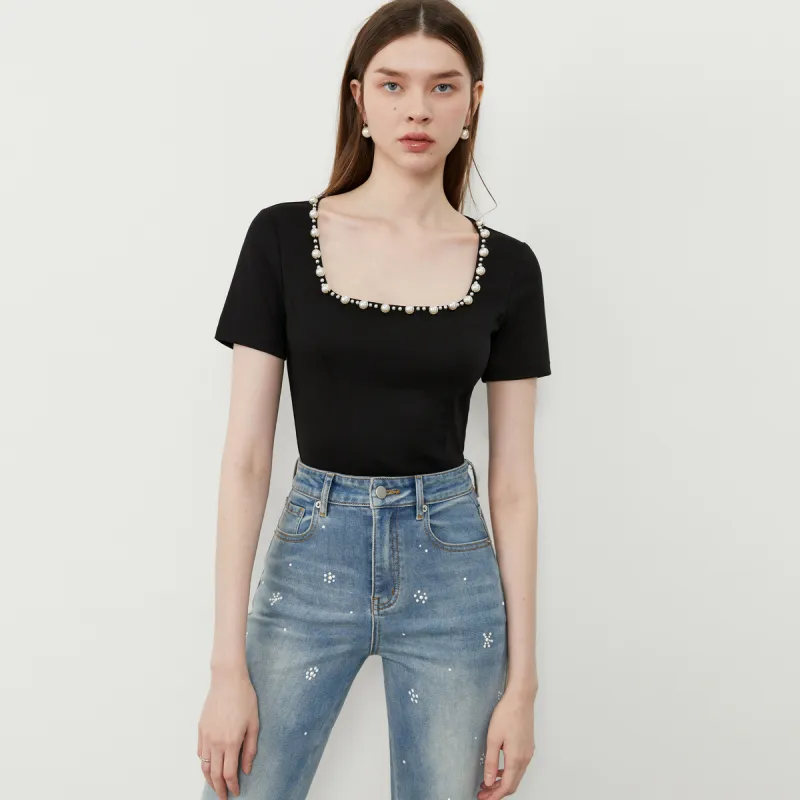 DPLAY T Shirts Women's Classic Black-4