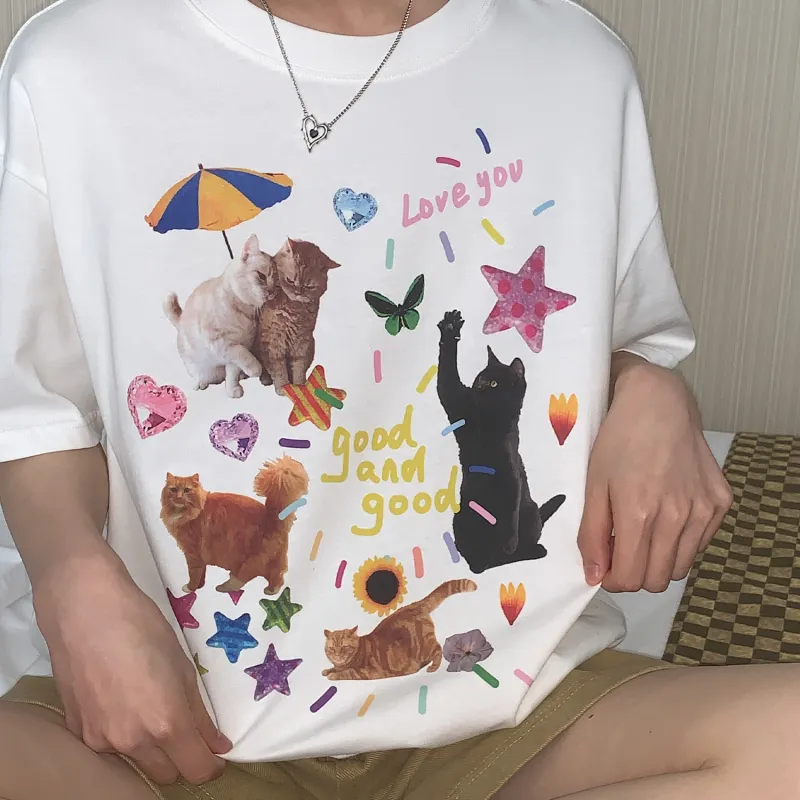 MeiHaoStore T-Shirts Unisex White-2