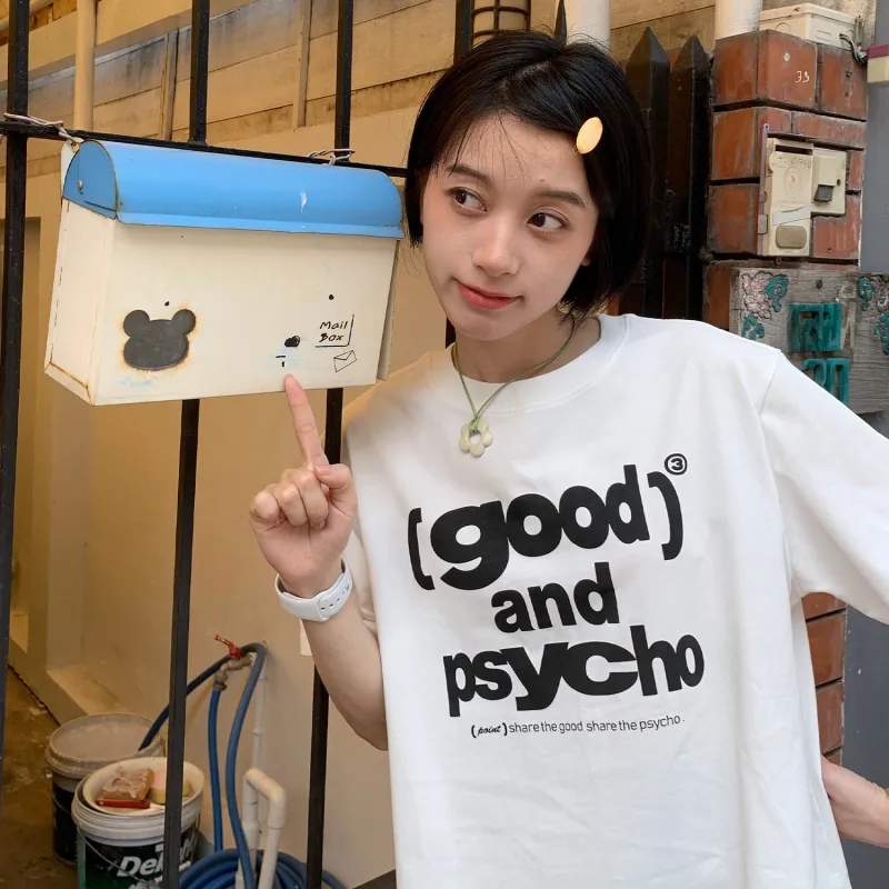 MeiHaoStore Printed Short Sleeved T Shirts Unisex-2