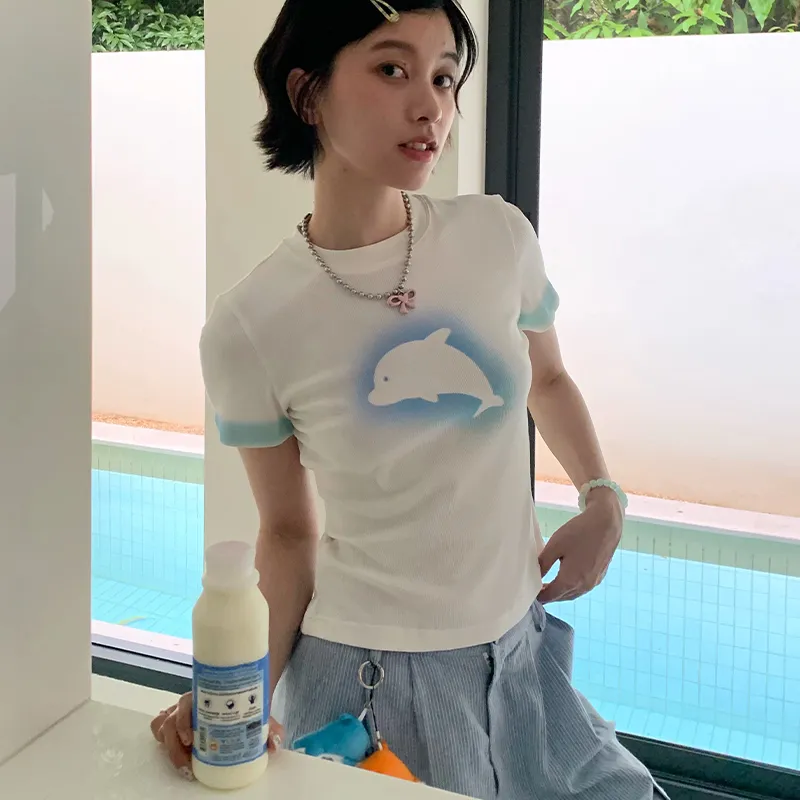 MeiHaoStore Slim Fit Short Sleeved T Shirts Unisex-2