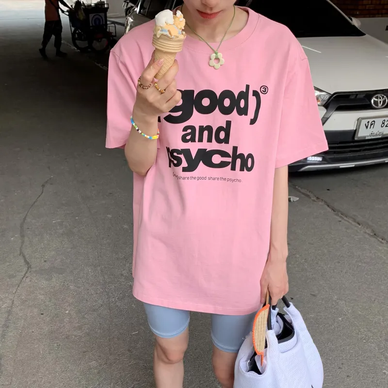 MeiHaoStore Printed Short Sleeved T Shirts Unisex-7