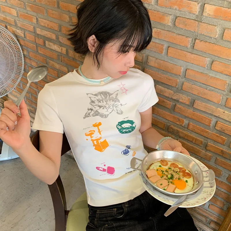 MeiHaoStore T-Shirts Unisex White-2