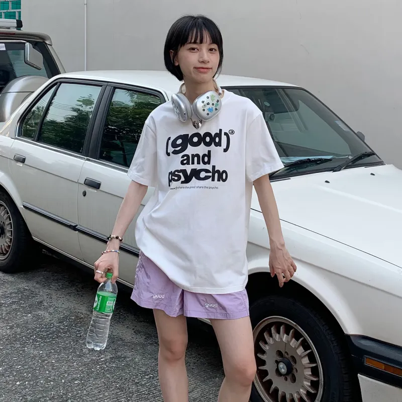 MeiHaoStore Printed Short Sleeved T Shirts Unisex-3