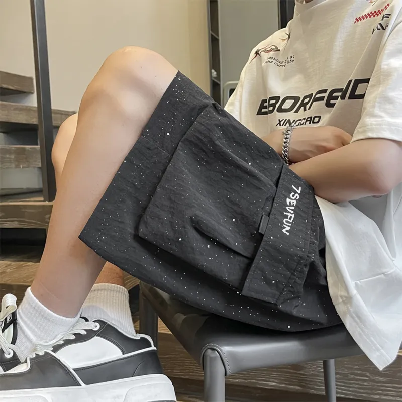 7 SEVFUN Casual Shorts Unisex Black-4