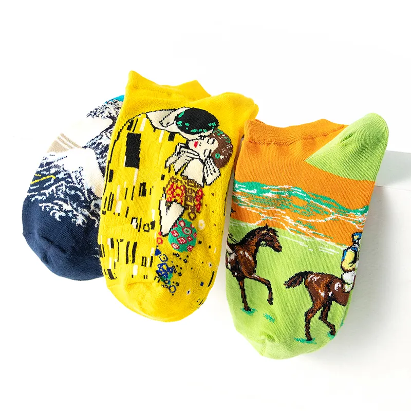 The Temptation Of The Muse No Show Socks Unisex 5 Pack-9