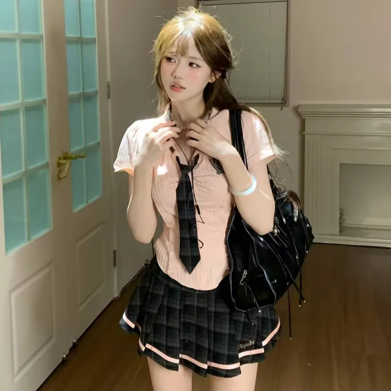 GORGEOUSIDEA Summer Skirt Set Women's-11
