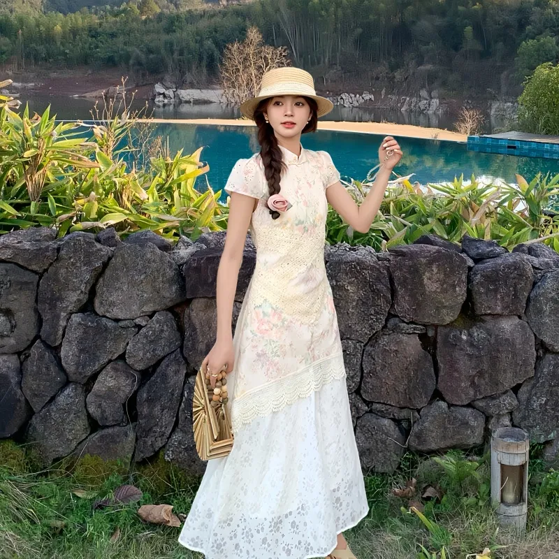 GORGEOUSIDEA Short Sleeved Dress Women's-3