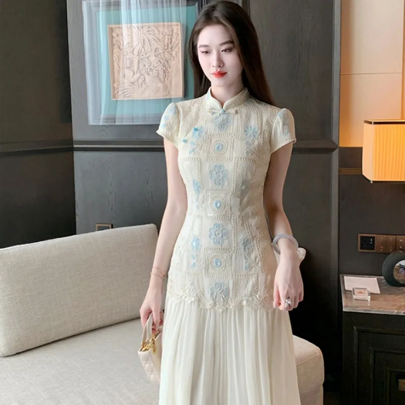 GORGEOUSIDEA Short Sleeved Dress Women's-2