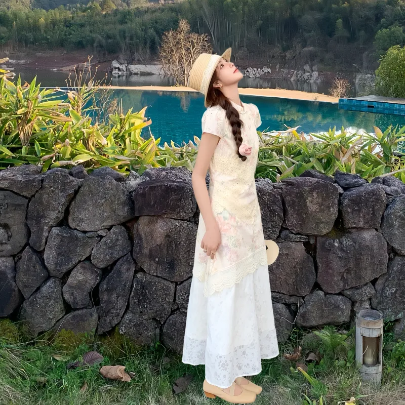 GORGEOUSIDEA Short Sleeved Dress Women's-4