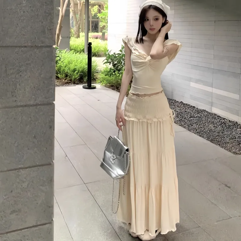 GORGEOUSIDEA Two Piece Skirt Sets Women's-4
