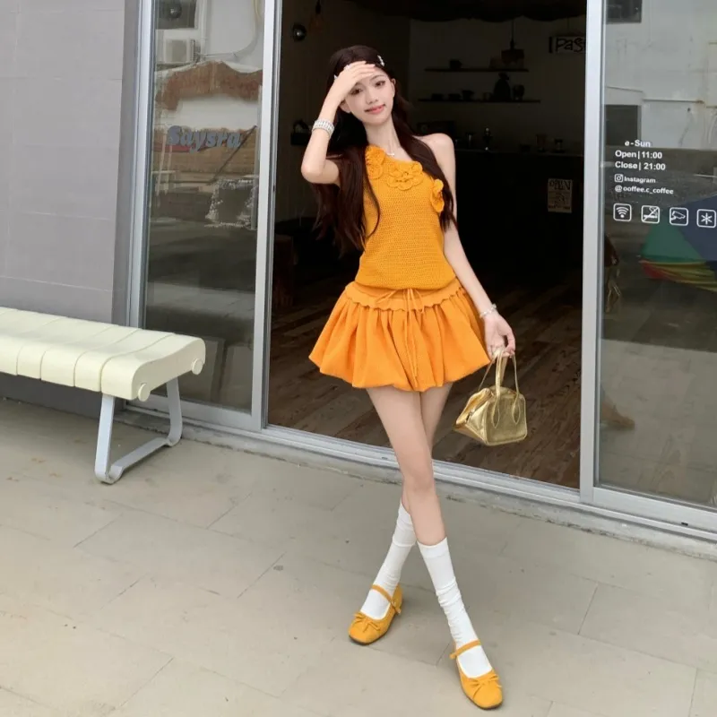 GORGEOUSIDEA Summer Skirt Set Women's-6