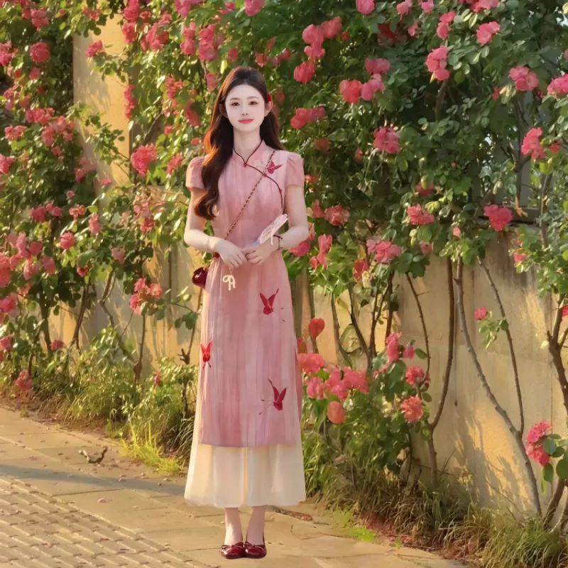 GORGEOUSIDEA Short Sleeved Dress Women's-3