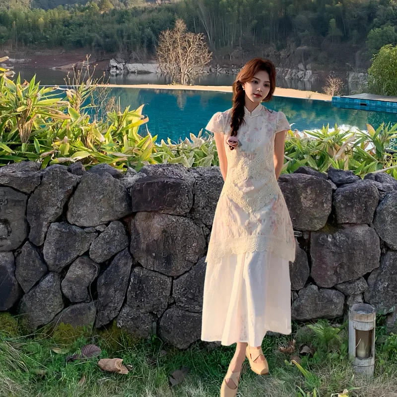 GORGEOUSIDEA Short Sleeved Dress Women's-5