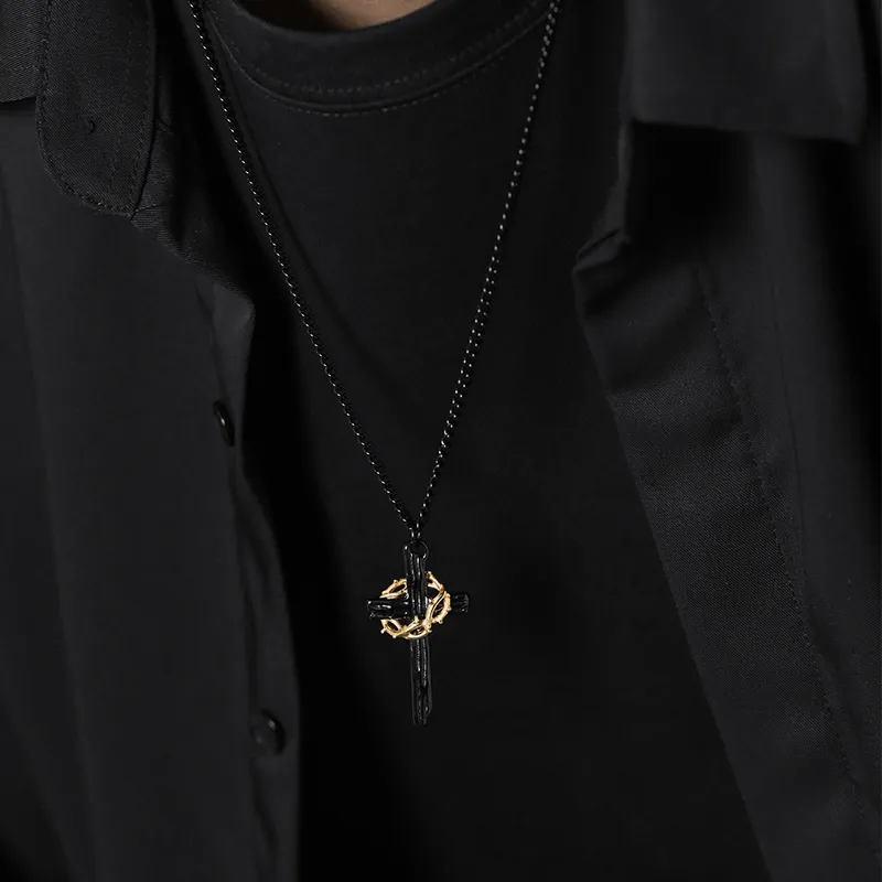 NIGHT RIDER DRIGINAL Titanium Steel Necklaces Men's-3