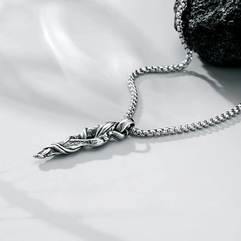 NIGHT RIDER DRIGINAL Titanium Steel Necklaces Men's-2