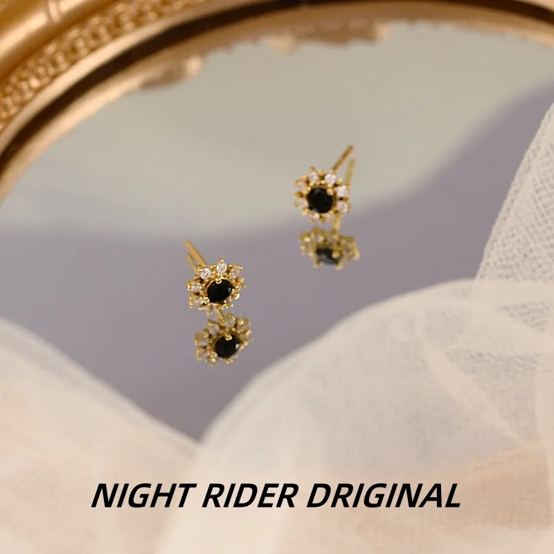 NIGHT RIDER DRIGINAL S925 Silver Stud Earrings Women's-2