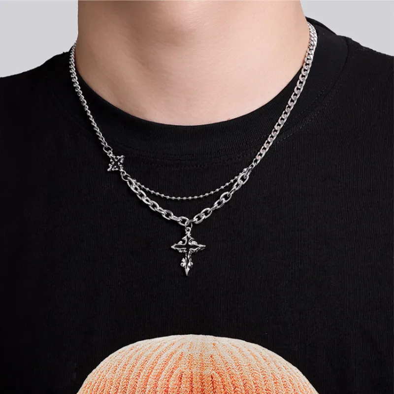 NIGHT RIDER DRIGINAL Titanium Steel Necklaces Men's-1