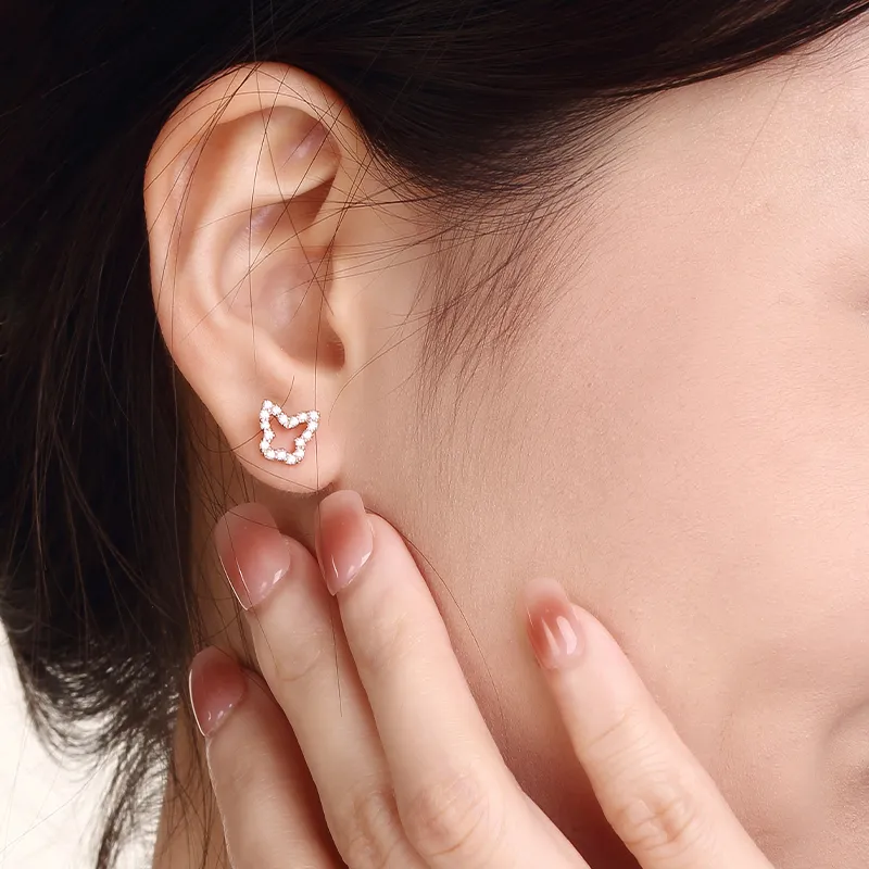 NIGHT RIDER DRIGINAL S925 Silver Stud Earrings Women's-3