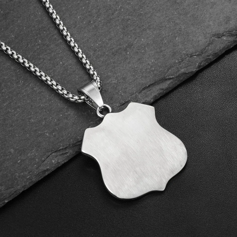 66ROUTE 66 Titanium Steel Necklaces Unisex-1